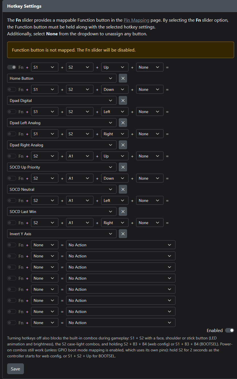Hotkey Settings