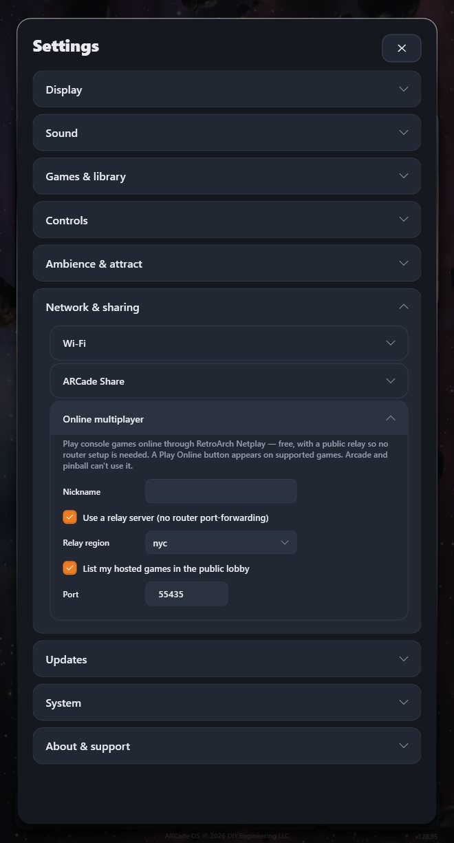 Online multiplayer